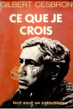 ce que je crois suivi de lettre ouverte a une jeune fille morte（1970 PDF版）