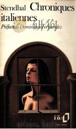 chroniques italiennes 1973 PDF电子版封面 Stendhal