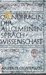 GRUNDFRAGEN DER ALLGEMEINEN SPRACHWISSENSCHAFT（1967 PDF版）