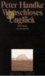Wunschloses Ungluck 1974 PDF电子版封面 Peter Handke