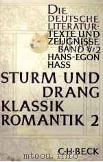 STURM UND DRANG KLASSIK ROMANTIK 2（1966 PDF版）