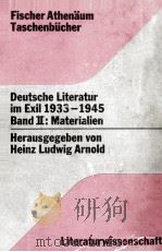 DEUTSCHE LITERATUR IM EXIL 1933-1945 BAND II:MATERIALIEM（1974 PDF版）