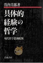 具体的経験の哲学:現代哲学思潮批判（1986.03 PDF版）