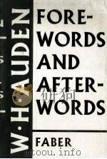 Forewords and Afterwords 1973 PDF电子版封面 W.H.Auden