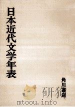 日本近代文学年表（1965.04 PDF版）