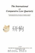 THE INTERNATIONAL AND COMPARATIVE LAW QUARTERLY VOLUME 30（1981 PDF版）