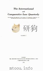 THE INTERNATIONAL AND COMPARATIVE LAW QUARTERLY VOLUME 26 1977 PDF电子版封面