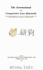 THE INTERNATIONAL AND COMPARATIVE LAW QUARTERLY VOLUME 25 1976 PDF电子版封面
