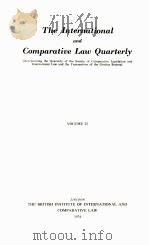 THE INTERNATIONAL AND COMPARATIVE LAW QUARTERLY VOLUME 23 1974 PDF电子版封面