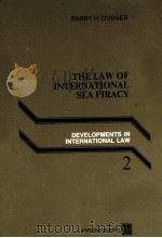THE LAW OF INTERNATIONAL SEA PIRACY（1980 PDF版）