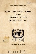 LAW AND REGULATIONS ON THE REGIME OF THE TERRITORIAL SEA（1957 PDF版）