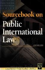 SOURCEBOOK ON PUBLIC INTERNATIONAL LAW 1998 PDF电子版封面 1859410502