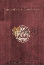 BIBLIOTHECA VISSERIANA DISSERTATIONVM IVS INTER-NATIONALE ILLVSTRANTIVM（1923 PDF版）