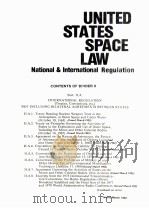 UNITED STATES SPACE LAW  NATIONAL&INTERNATIONAL REGULATION  2（1982 PDF版）