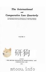 THE INTERNATIONAL AND COMPARATIVE LAW QUARTERLY  VOLUME 21（1972 PDF版）