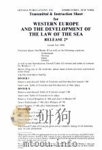 WESTERN EUROPE AND THE DEVELOPMENT OF THE LAW OF THE SEA  1（1980 PDF版）