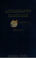 ACCOUNTANT'S HANDBOOK VOLUME 1（1981 PDF版）