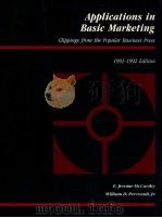 APPLICATIONS IN BASIC MARKETING（1990 PDF版）
