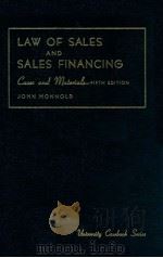 LAW OF SALES AND SALES FINANCING（1988 PDF版）