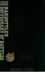 HARBOTTLE'S DICTIONARY OF BATTLES 1979 PDF电子版封面 GEORGE BRUCE