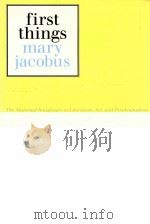 FIRST THINGS THE MATERNAL IMAGINARY IN LITERATURE ART AND PSYCHOANALYSIS（1995 PDF版）