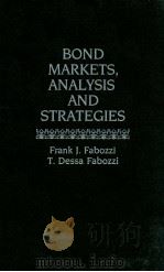 BOND MARKETS ANALYSIS AND STRATEGIES（1989 PDF版）