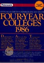PETERSON'S ANNUAL GUIDES UNDERGRADUATE STUDY GUIDE TO FOUR-YEAR COLLEGES 1986 1986 PDF电子版封面 ANDREA E.LEHMAN