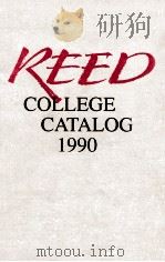 REED COLLEGE CATALOG 1990（1990 PDF版）