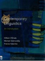 CONTEMPORARY LINGUISTICS AN INTRODUCTION（1996 PDF版）