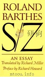 S/Z ROLAND BARTHES（1974 PDF版）
