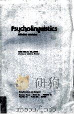 PSYCHOLINGUISTICS（1979 PDF版）