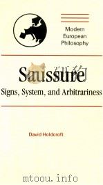 SAUSSURE SIGNS SYSTEM AND ARBITRARINESS（1991 PDF版）