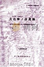 大島仲ノ谷遺跡:老人保険施設建設に伴う事前発掘調査報告書 1992.03 PDF电子版封面 茅ケ崎市教育委員会社会教育課編