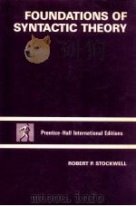 FOUNDATIONS OF SYNTATIC THEORY（1977 PDF版）