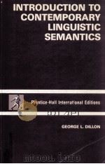 INTRODUCTION TO CONTEMPORARY LINGUISTIC SEMANTICS（1977 PDF版）