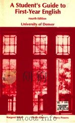 A STUDENT'S GUIDE TO FIRST YEAR ENGLISH（1992 PDF版）