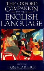 THE OXFORD COMPANION TO THE ENGLISH LANGUAGE（1992 PDF版）