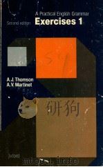 A PRACTICAL ENGLISH GRAMMAR EXERCISES 1（1983 PDF版）