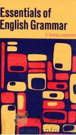 ESSENTIALS OF ENGLISH GRAMMAR（1970 PDF版）