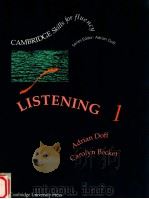 LISTENING 1 1991 PDF电子版封面 ADRIAN DOFF CAROLYN BECKET