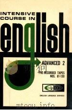 INTENSIVE COURSE IN ENGLISH VOLUME 3（1968 PDF版）