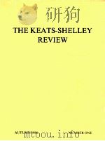 KEATS SHELIEY REVIEW NUMBER 1（1986 PDF版）