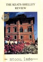 THE KEATS SHELLEY REVIEW NUMBER 12（1998 PDF版）