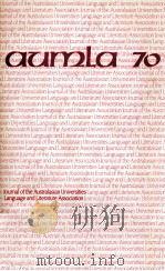 AUMLA 70 1989 PDF电子版封面