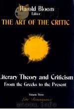 THE ART OF THE CRITIC VOLUME 3（1987 PDF版）