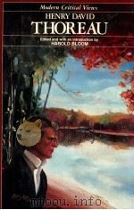 MODERN CRITICAL VIEWS HENRY DAVID THOREAU（1987 PDF版）