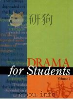 DRAMA FOR STUENTS VOLUME 7 1999 PDF电子版封面 DAVID GALENS