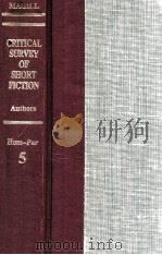 CRITICAL SURVEY OF SHORT FICTION  HOM-PAR 5（1981 PDF版）