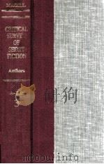 CRITICAL SURVEY OF SHORT FICTION  A-DAH 3（1981 PDF版）