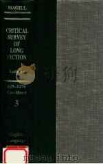 CRITICAL SURVEY OF LONG FICTION ENGLISH LANGUAGE SERIES AUTHORS EAS-HARD 3（1983 PDF版）